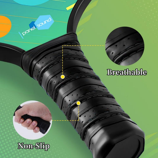 Colorful Donuts Fiberglass Pickleball Paddle Set with High-Quality Carrying Bag|SR7007|Srebon Sports