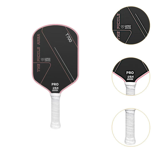 Rose Sweet T700 Carbon Fiber Lightweight Frosted Surface Pickleball Paddle|SR7003|Srebon Sports