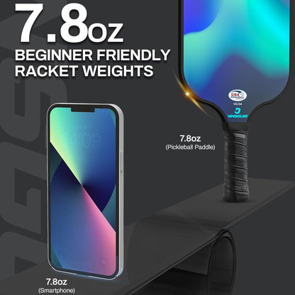 Aurora Flame Fiberglass Pickleball Paddle Set with High-Quality Carrying Bag｜SR7005｜Srebon Sports