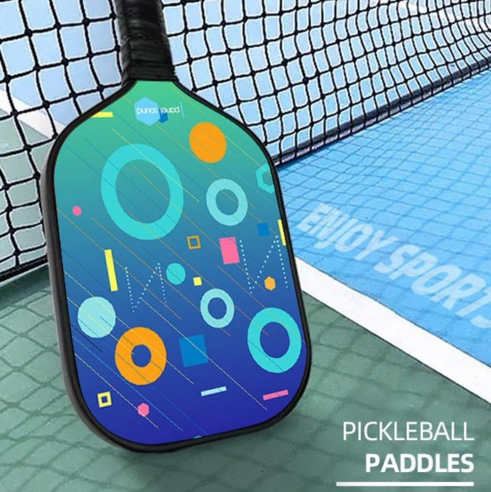 Colorful Donuts Fiberglass Pickleball Paddle Set with High-Quality Carrying Bag｜SR7007｜Srebon Sports
