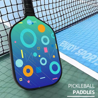 Colorful Donuts Fiberglass Pickleball Paddle Set with High-Quality Carrying Bag｜SR7007｜Srebon Sports