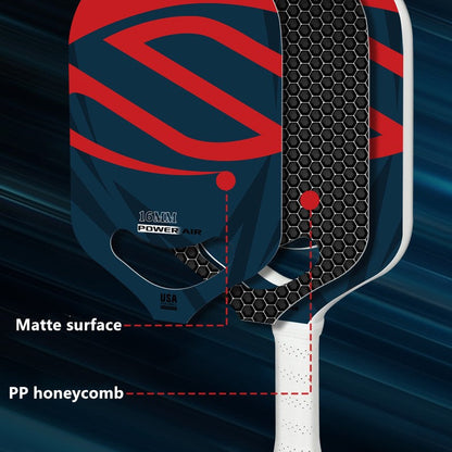 Ocean Wave Carbon Fiber Hot-pressed One-piece Pickleball Paddle Set｜SR7002｜Srebon Sports