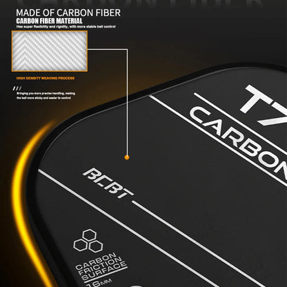 Rose Sweet T700 Carbon Fiber Lightweight Frosted Surface Pickleball Paddle｜SR7003｜Srebon Sports