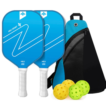 Gradient Letter Fiberglass Pickleball Paddle Set with High-Quality Carrying Bag｜SR7004｜Srebon Sports